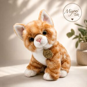 Aurora Miyoni Tots Orange Tabby Kitten Plush 9" Stuffed Animal Soft Toy